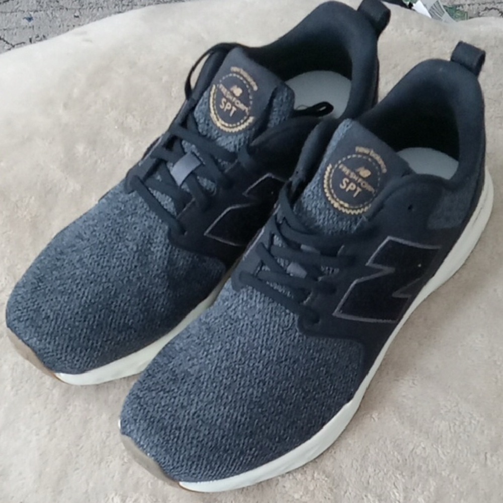 Men's Black and Gray Sneakers